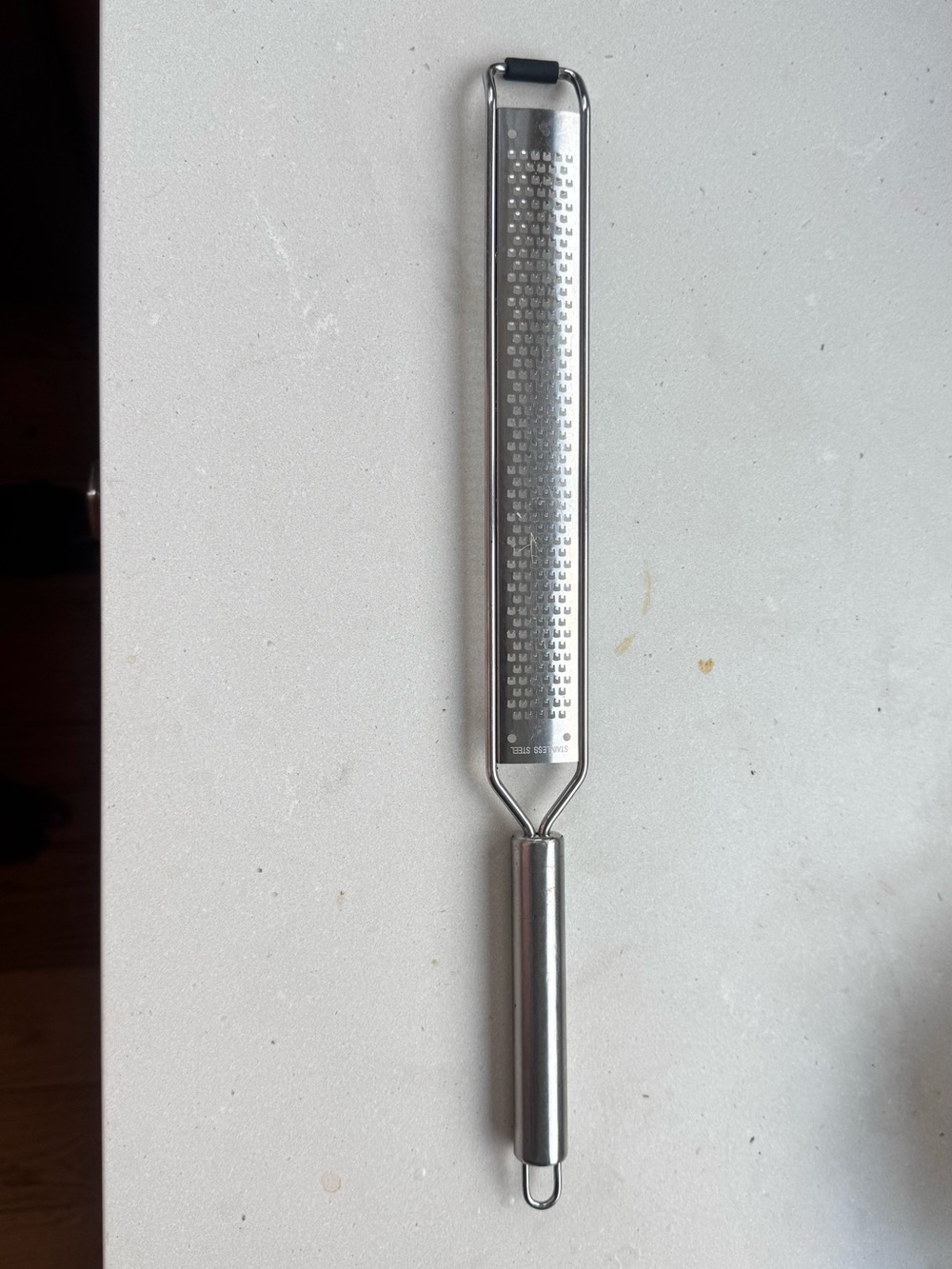 Stainless Steel Handheld zest and nutmeg Grater - Silver